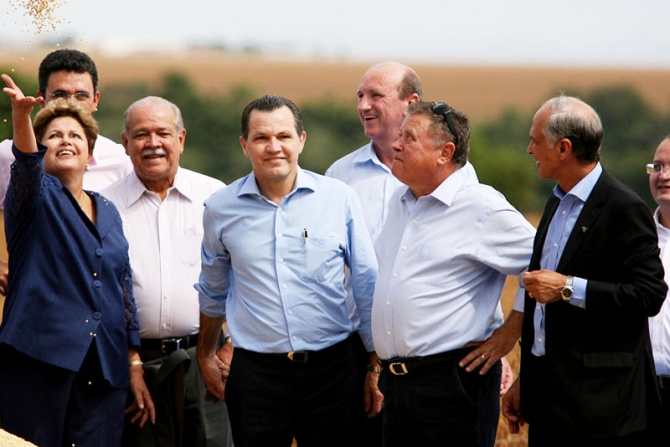 Recentemente, a presidente Dilma lançou a safra nacional em Lucas do Rio Verde, pólo do agronegócio