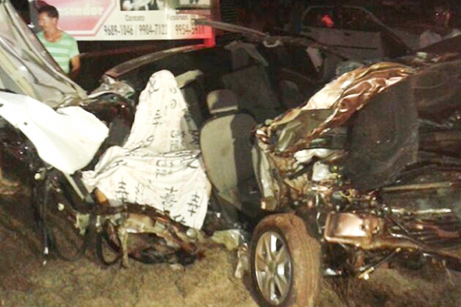 Acidente aconteceu perto de Sinop; entre as vítimas, há uma criança de quatro anos