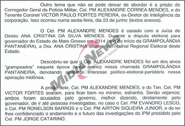 print stringueta diz que houve interesse político em grampo de coronel