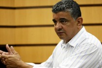 O secretrio Nico Baracat destaca obra de modernizao do terminal areo para a Copa