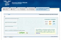 Site do Programa Universidade para Todos (Prouni)