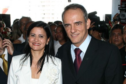 Prefeito Z do Ptio e a vice-prefeita Marlia Salles, que foram cassados pelo TRE