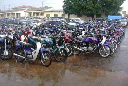 Motos no ptio do 2 Ciretran: taxa diria por estadia vai de R$ 4 a R$ 7