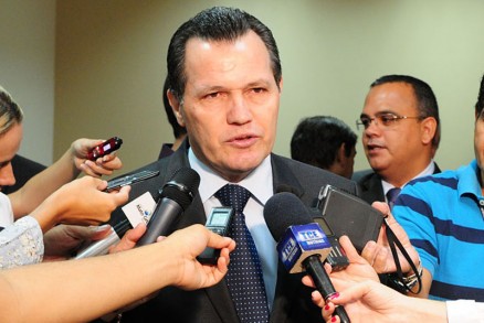 Governador Silval Barbosa, que defendeu secretrios e quer rigor na apurao de fraude