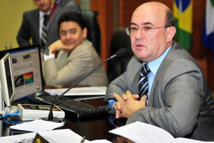 O deputado Jos Riva e Eder Moraes: presso junto ao governo