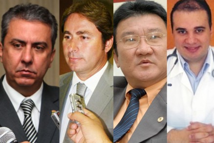 Adriano, Fontes, Kishi e Leonardo: em Cceres, disputa  entre dois grupos polticos