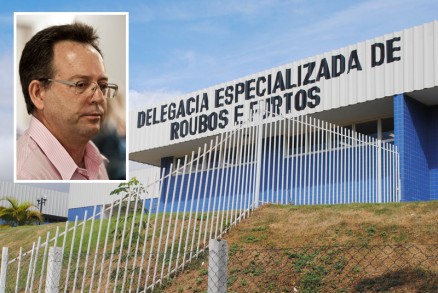 O delegado Roberto Amorim, da Roubos e Furtos, investiga o caso do arsenal apreendido em VG