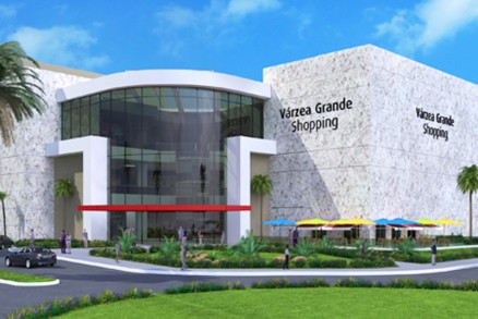 Perspectiva arquitetnica do primeiro shopping center de Vrzea Grande