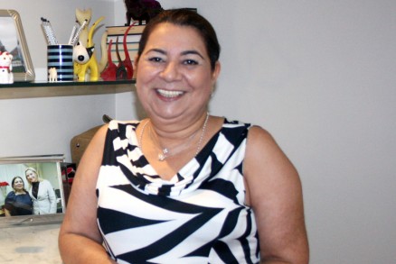 A primeira-dama Norma Sueli Galindo: sem reeleio, ela vira opo do PTB