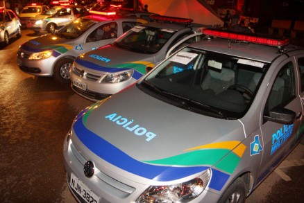 No total, 170 viaturas da Polcia Militar e da Polcia Civil foram retiradas de circulao
