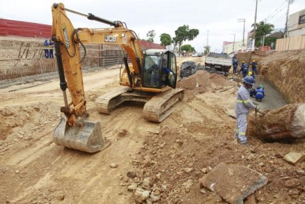 Dentro do projeto de mobilidade urbana, a obra da Trincheira do Santa Rosa  a mais atrasada