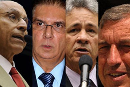 Jlio Campos, Jader Barbalho, Carlos Souza e Paulo Csar Quartiero: parlamentares na mira do STF