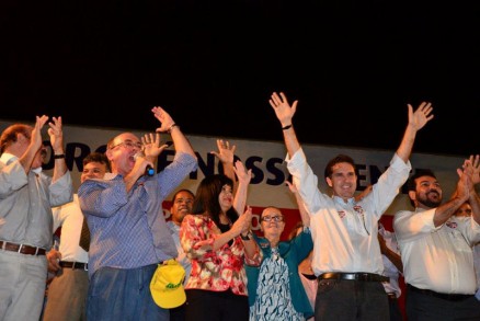 Zaeli lana oficialmente a campanha, ao lado do deputado Jos Riva