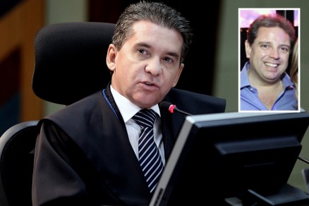 O conselheiro Srgio Ricardo, que teria sido responsvel por intermediar emprstimo de Silval com Ricardo Novis (no detalhe)