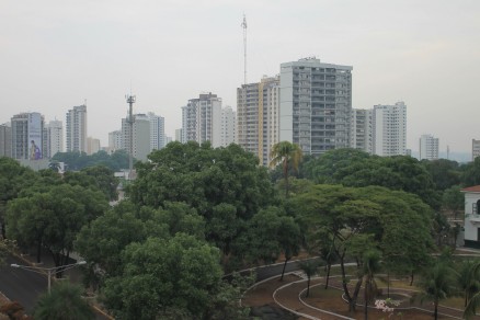 Chuva fraca trouxe alvio aos moradores de Cuiab 