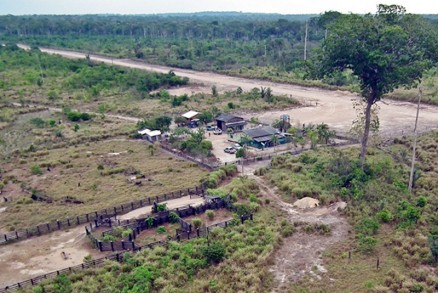 Pousada Cururu localizada na TI Kayabi 