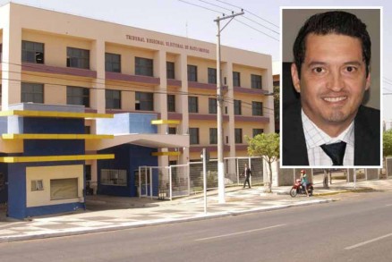 Juiz Andr Gahyva (detalhe), que pediu afastamento das funes em Lucas do Rio de Verde