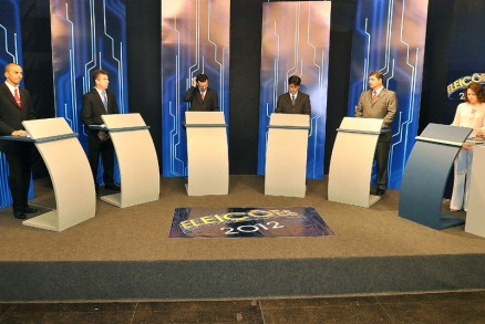Cinco candidatos participam do ltimo debate, na TV Centro Amrica