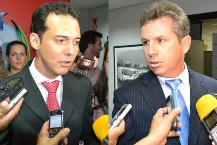 Ldio e Mendes se despediram do palanque eletrnico na noite desta sexta-feira