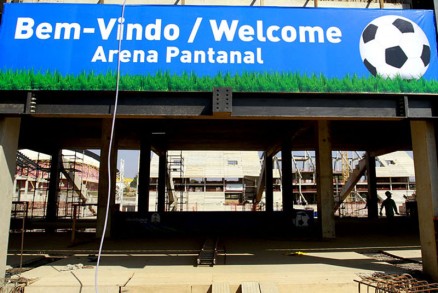Arena Pantanal: obra encerrou 2012 com 55% dos trabalhos concludos, segundo a Secopa