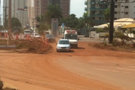 Desvio no Santa Rosa: pista pavimentada deve ser liberada na prxima semana