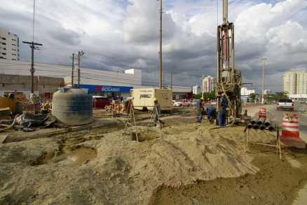 Trincheira Santa Rosa: obra  um das mais afetadas pela falta de mo-de-obra