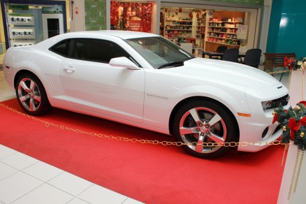 Camaro: automvel, que custa R$ 200 mil,  um dos prmios cobiados pelos consumidores