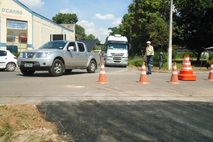 Viaduto da MT-040: desvio sofreu modificaes aps pedido de comerciantes e moradores