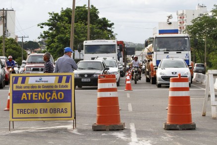 Trecho estar totalmente bloqueado durante o final de semana