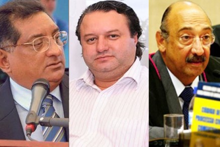 Ferreira Leite, Marcelo Barros e Tadeu, que tiveram os processos extintos pelo juiz Seror