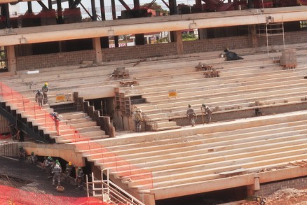 Arena Pantanal: obra j possui 62% dos trabalhos concludos, segundo Secopa