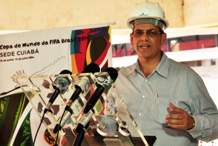 Secretrio da Copa, Maurcio Guimares, evita dar dados sobre a execuo da obra da Arena Pantanal