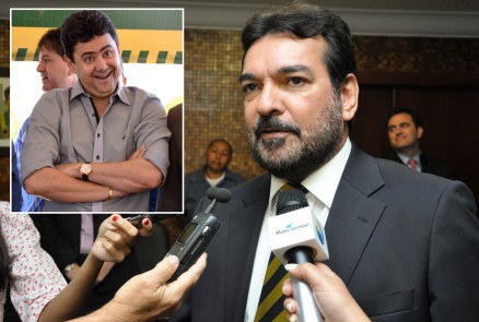 O vice-governador Chico Daltro, que aceitou os pedidos de desculpas de Moraes (no destaque)