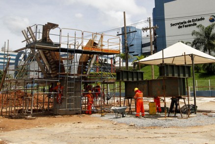 Viaduto da Sefaz: nova fase da obra ser de execuo das travessas