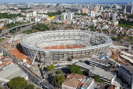 O estdio da Fonte Nova, que ser palco de jogos da Copa
