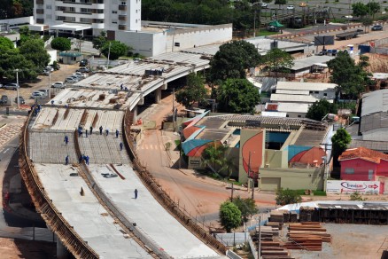 Viaduto do Despraiado: obra dar "pontap" inicial s inauguraes na Capital