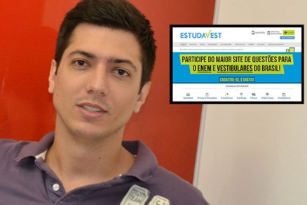 Na foto Carlos Pirovani, idealizador do site EstudaVest
