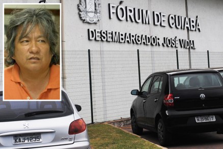 Alessandro Silva da Paz, acusado de ser o intermediador do assassinato de Auro Ida (dest.,), vai a julgamento