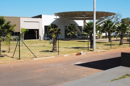 Fachada da nova ala do HCncer de MT: obra passou 17 anos inacabada