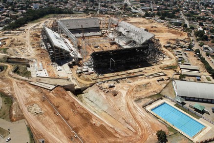 Arena Pantanal: obra se encontra na reta final, segundo relatrio do TCE