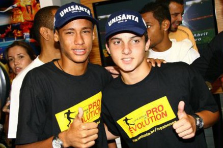 Neymar e Chera: mato-grossense chegou no Santos com mais "pinta" do que Neymar