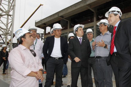 Comisso de Turismo e Desporto da Cmara dos Deputados em visita  Arena Pantanal