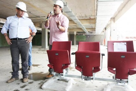 Arena Pantanal: instalao de assentos nas arquibancadas ter incio