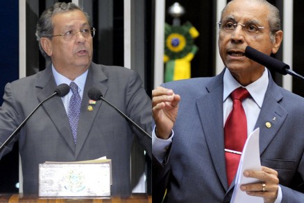Os irmos Jayme e Jlio Campos, que tm posies contrrias sobre fuso do DEM com o PSL
