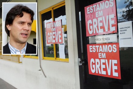 Para Castrilon (detalhe), greve  "precipitada"; movimentou comeou na segunda-feira