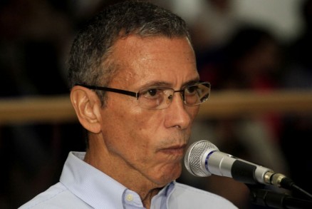 O ex-bicheiro, Joo Arcanjo Ribeiro, e seu advogado, Zaid Arbdi, no Tribunal do Jrirando