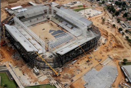 Arena Pantanal: estdio segue para a fase final de implantao do gramado