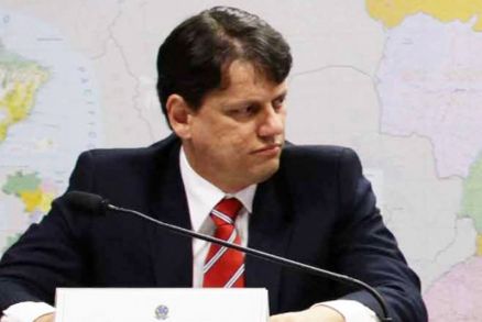 O governador de S�o Paulo, Tarc�sio de Freitas 