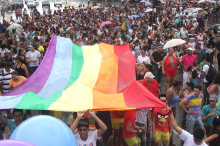 O evento  organizado pelo movimento LGBT (Lsbicas, Gays, Bissexuais, Travestis, Transexuais e Transgneros)