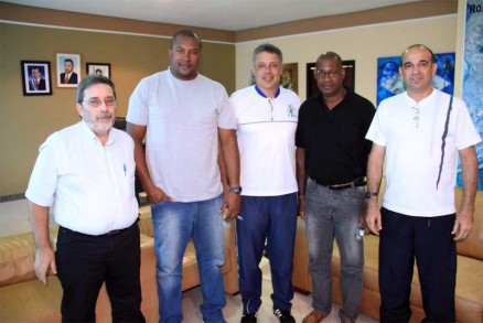 Vice-prefeito e atletas